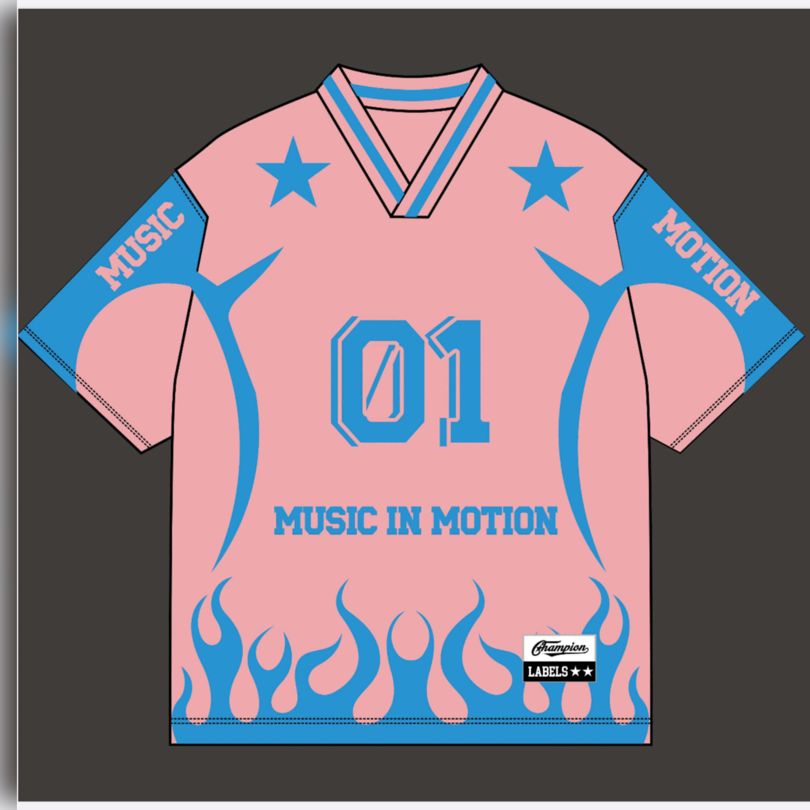 Front view RED  MIM JERSEY